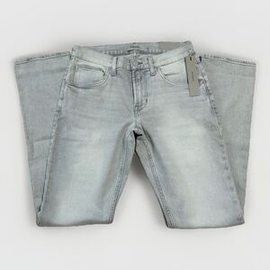 Hudson NWT Blake Slim Straight Jeans Size 29x33 Sky Grey Cotton